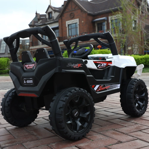 Электрический электромобиль на четырех колесах, транспорт, полноприводная игрушечная машина с сидением подходит для мужчин и женщин для девочек, дистанционное управление