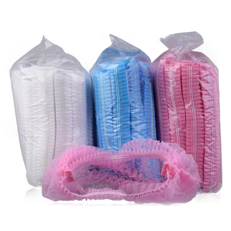 Disposable Non-woven Fabric Bath Cap Dust Cap Bar Bath Cap Headgear Surgery Protective Cap Beauty Salon Beauty Salon