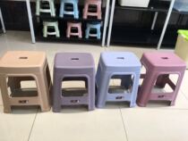 Thickened Size Superior Frosted Square Stool Plastic Stool Bench table stool Childrens stool Adult stool 2 to 8 pieces