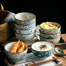 Japanese-style large-capacity rice bowl Eating bowl Simple Japanese household hotel restaurant ceramic bowl Soup noodle bowl Cooking bowl