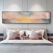 Nordic style living room sofa background wall decorative painting modern simple room hanging painting non-perforated bedside painting mural