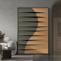 Modern Brief Xuanguan Decoration Painting Living Room Background Wall Hanging Painting Art Floor Painting Creative Abstract Three-dimensional Mural Painting