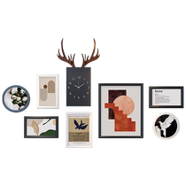 Creative photo wall decoration room wall punch-free photo wall living room background wall photo frame wall hanging combination