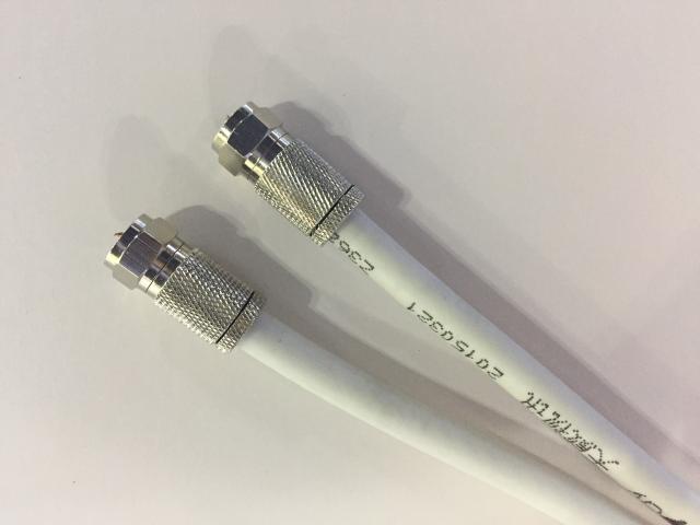 Four shielded pure copper HD digital TV cable Amplifier set-top box cable Coaxial cable with connector