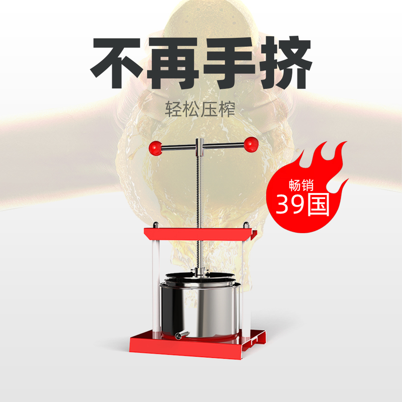 Yijie 304 Stainless Steel Kitchen Manual Press, Vegetable Water Press, Filter for Dry Cheese and Tofu, Remove Water and Oil Residue