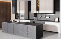 Rock plate countertop set as kitchen cabinet hearth surface custom overall quartz stone countertop artificial stone table surface custom quartz stone