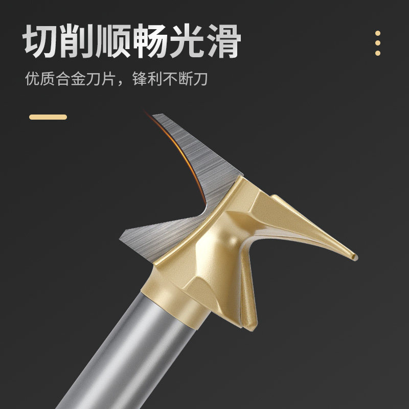 Arc Bending Integrated Cutter, Forming Cutter, Woodworking Wall Cabinet Slotting Router, Round Corner Cutter, Arc Bending Milling Cutter Head, Woodworking