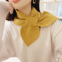 Rosex Tangk Korean version knit wool line small scarf woman autumn winter neck cover neck collar 100 lap towels