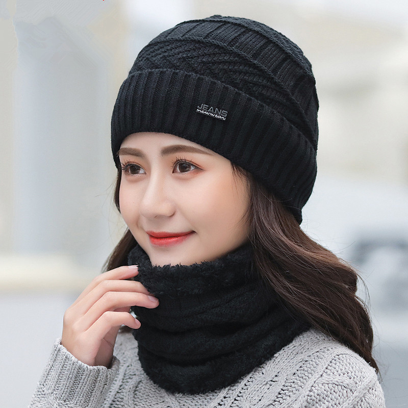 Rosex Tangk Knitted Hat Children Thickened Warm in Autumn and Winter Korean Joker Cycling Windproof and Cashmere Wool Hat