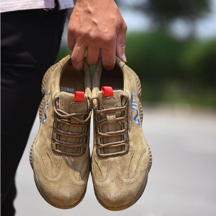 Winter labor protection shoes men's breathable deodorant light old protection anti-smashing anti-puncture high-tube welder anti-scalding wear-resistant leather