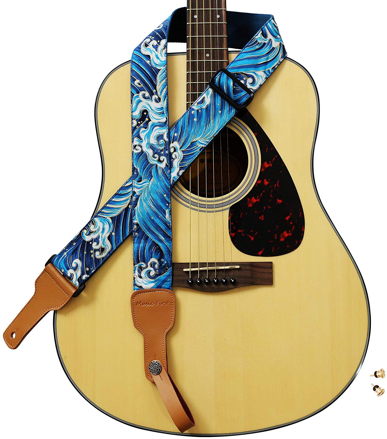 Guitar baby bag Japanese folk anti-trip trend fashion ukulele baby bag children's strap shoulder strap messenger