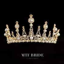  Mantingfang 2021 new style (Sintila)high-end bridal female wedding headdress European-style bead diamond crown jewelry