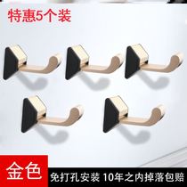 No-mark folding viscose hooked up hook bedroom wall fixed on wall Girl Clothes Hanger Hanging wall