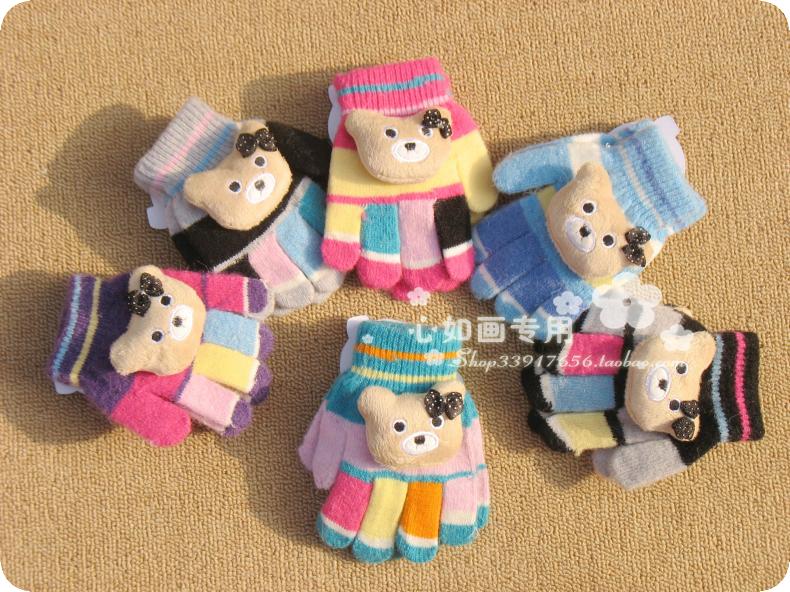 Gants pour fille en laine - Ref 2150637 Image 7