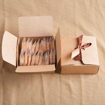 Kraft Paper Packaging Box Handmade Soap Baking Mooncake Gift Box Paper Bag West Point Egg Yolk And Egg Tarts Cookie Bull Rolling Sugar Box
