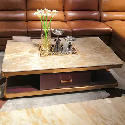 Chihua Shi first class dining room natural marble coffee table table table table table dining chair corner Vas 3830