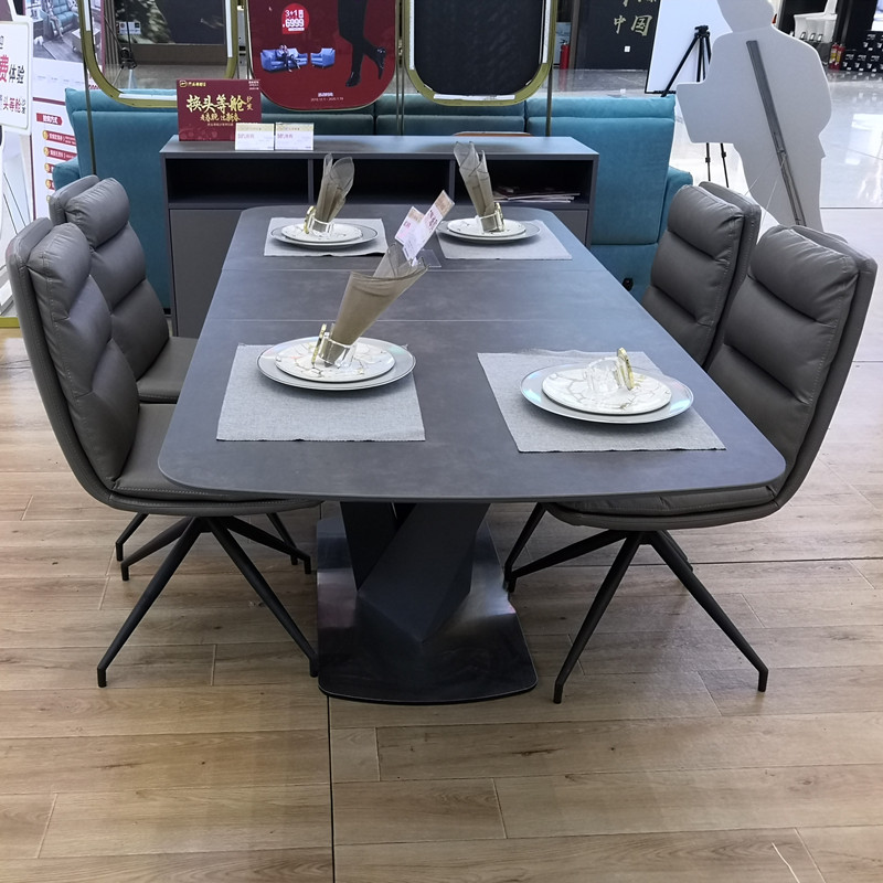 Chivas First Class Fashion Milan 6000 Rock Slab Coffee Table TV Cabinet Corner Several Retractable Dining Tables Dining Chairs Chivas