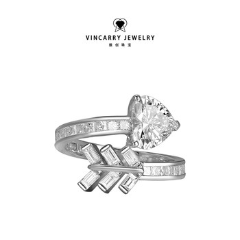 Vincarry 18k gold cultured diamond ring