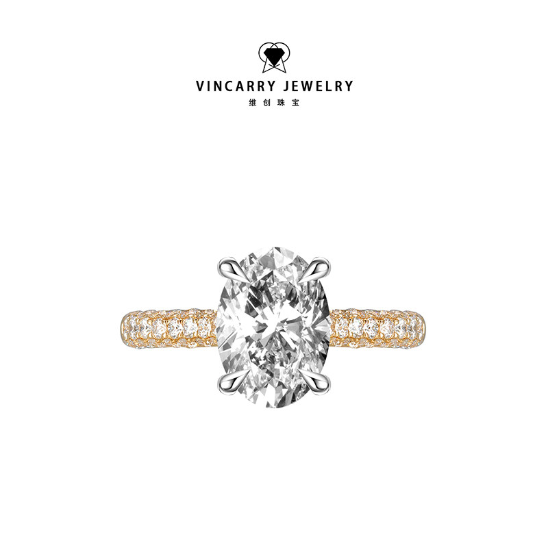 VINCARRY 18K gold colored treasure ring, elegant, delicate, versatile, light luxury, advanced customization, new product recommendation