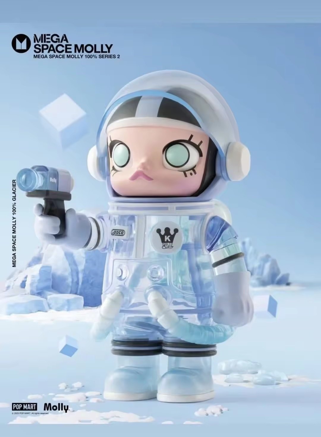 MOLLY冰川100%海外版泡泡玛特MEGA SPACE MOLLY100%周年系列2-A评价- 淘宝网