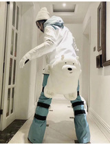 White bear Brown bear little turtle Panda ski protector Hip protector Knee protector Cartoon animal Male and female adult children