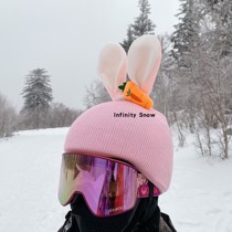 Cute plush animal Ski umbrella Battery car helmet cover Helmet cover Giraffe Unicorn Mickey Mouse Rabbit