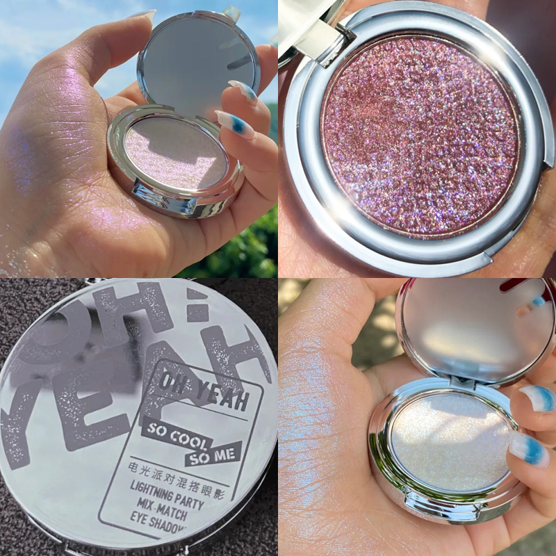 socoolsome electro-optic party eye shadow eg9 your gift em21 high light eg8 will disappear with an eye shadow monochrome