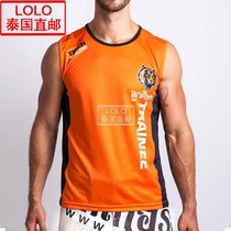 Thai Imports Tiger Tiger Speed Dry Sport Boxing Thai Boxing Fitness Outdoor Short Sleeve T-shirt Vest
