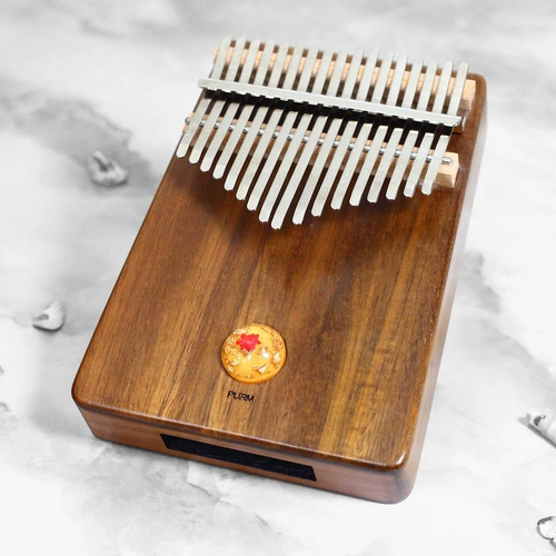 Purm 17 Tone Thumb Inlable Flowers Kalimba Acacia Wood Finger фортепиано для фортепиано калинба музыкальный инструмент