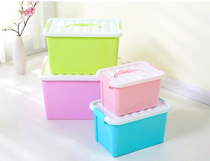 收纳箱小号衣柜塑料储物箱迷你家用小收纳盒手