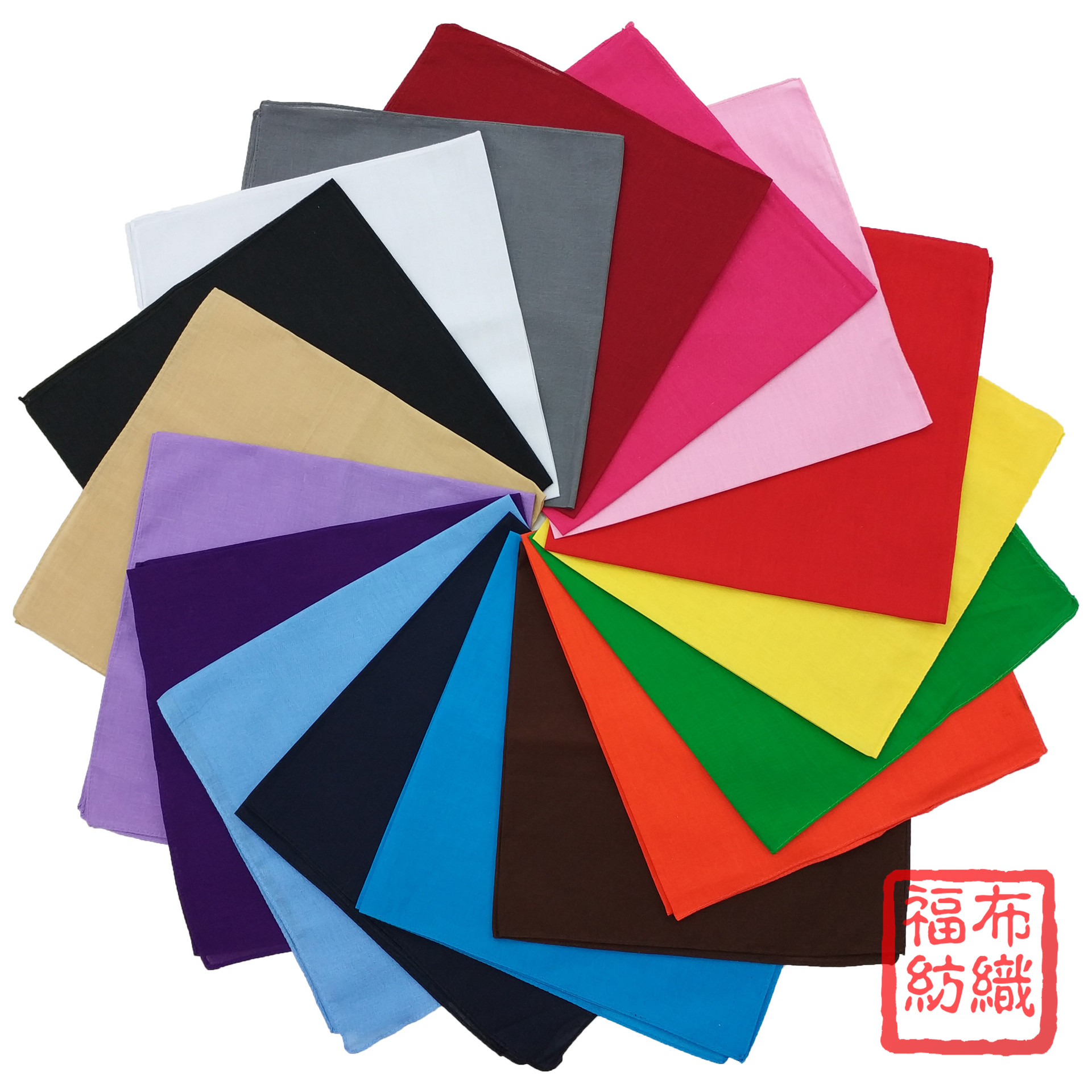 Pure cotton turban solid color large square scarf black classic square scarf unisex hip-hop hip-hop hip-hop scarf scarf neck tide