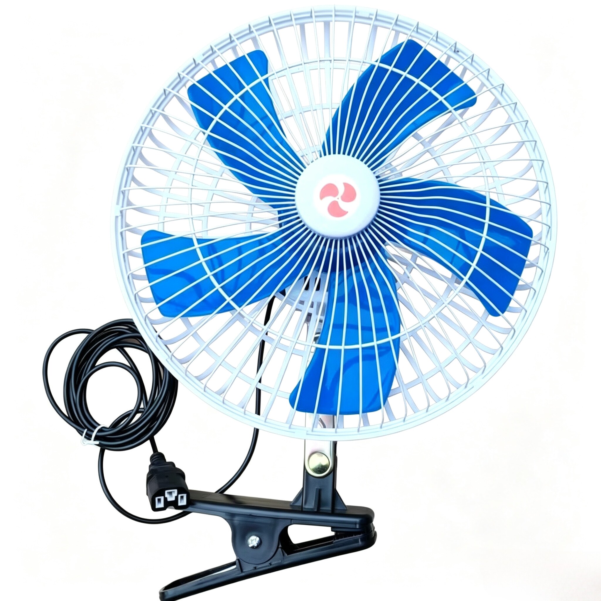 Electric Vehicle Fan, Battery-Powered Tricycle Small Fan, 12V 48V 60V 72V Enclosed Car Fan, Night Market Electric Fan