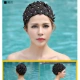 Thời trang hàn quốc mùa xuân mũ bơi hoa cánh hoa dài tóc mũ bơi nữ handmade ba chiều hoa bơi kích thước lớn mũ bơi - Mũ bơi