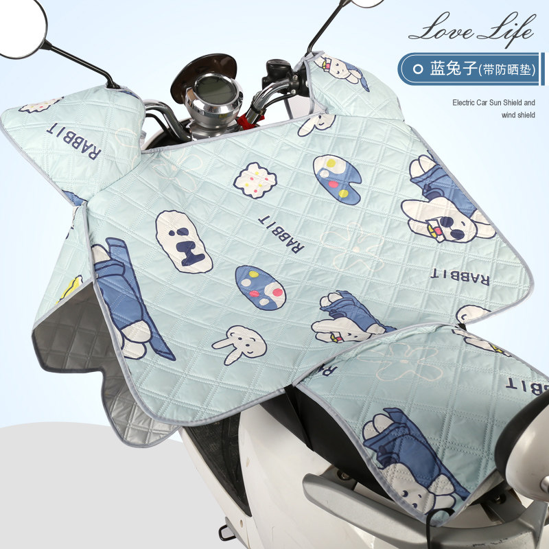 Electric car sun cover summer shading windshield by small battery motorcycle rainproof spring and autumn thin