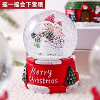 Рождественская детская прозрачная музыкальная шкатулка подходит для мужчин и женщин для школьников, защитный амулет, подарочная коробка для влюбленных, подарок на день рождения