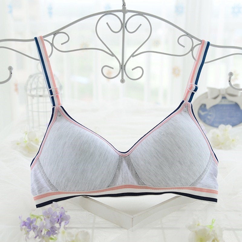 Girlbras mà không cần khuôn cup vòng thép mỏng áo ngực trung học đồ lót tập hợp sinh viên đại học áo ngực áo ngực rập khuôn bộ.