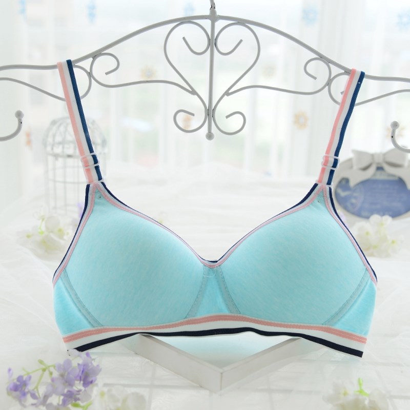 Girlbras mà không cần khuôn cup vòng thép mỏng áo ngực trung học đồ lót tập hợp sinh viên đại học áo ngực áo ngực rập khuôn bộ.