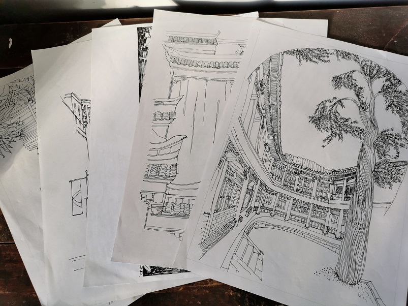 Central America's scattered sketches (about 20*30)