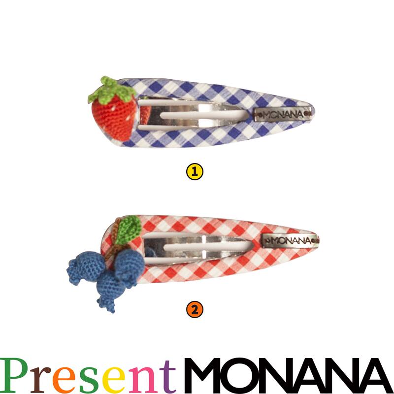 Handmade Crochet Strawberry and Blueberry Hairpin in the Style of a Jam Jar, Present Monana Original Design Handmade Crochet Strawberry and Blueberry Hairpin in the Style of a Jam Jar, Present Monana Original Design