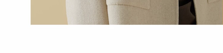 SoLighter độc lập được thiết kế thủ công áo len ngắn hai mặt bằng len nữ Áo len lỏng Úc mùa thu đông