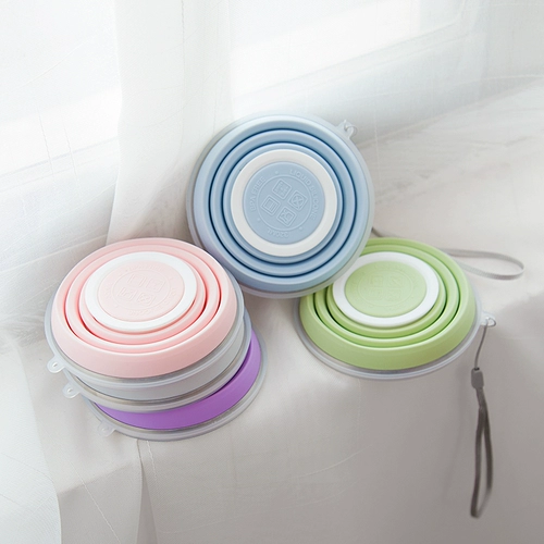 Складные регулируемые силиконовые карточки для путешествий, дорожный портативный герметический ополаскиватель для рта, защита от ожогов