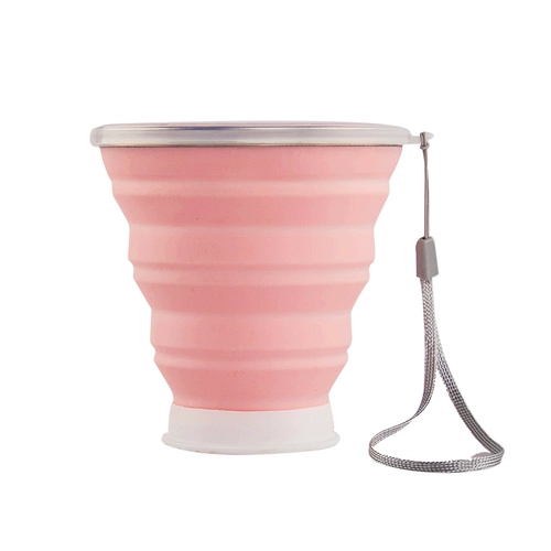 Складные регулируемые силиконовые карточки для путешествий, дорожный портативный герметический ополаскиватель для рта, защита от ожогов