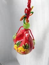 Fun and long dating of toenails: rich and expensive flower bag-ceramic pendant color pottery traditional boutique