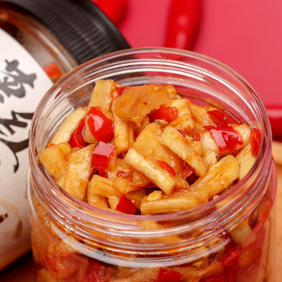 [Field Story] Spicy dried radish, chopped pepper, Hunan specialty, sweet and crispy diced radish, canned farmhouse pickles