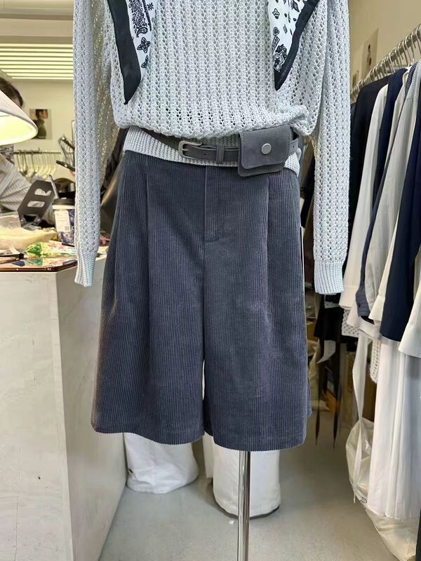 Om Corduroy Shorts