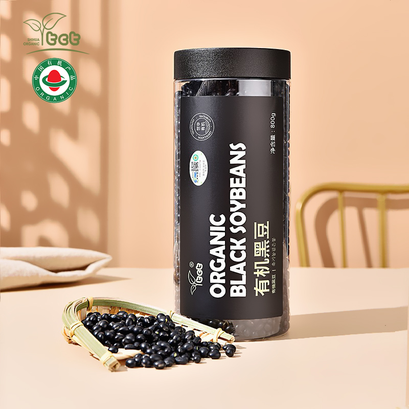 tct organic black beans 800g non-GMO green heart northeast grain multigrains prepare pregnant hit soy milk raw black beans