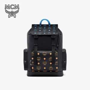 MCM 2021秋冬新品 COLOR SPLASH LOGO 中号双肩包