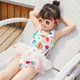 Ins children's swimsuit girls cute cartoon one-piece ballet little princess skirt swimsuit baby children's swimsuit