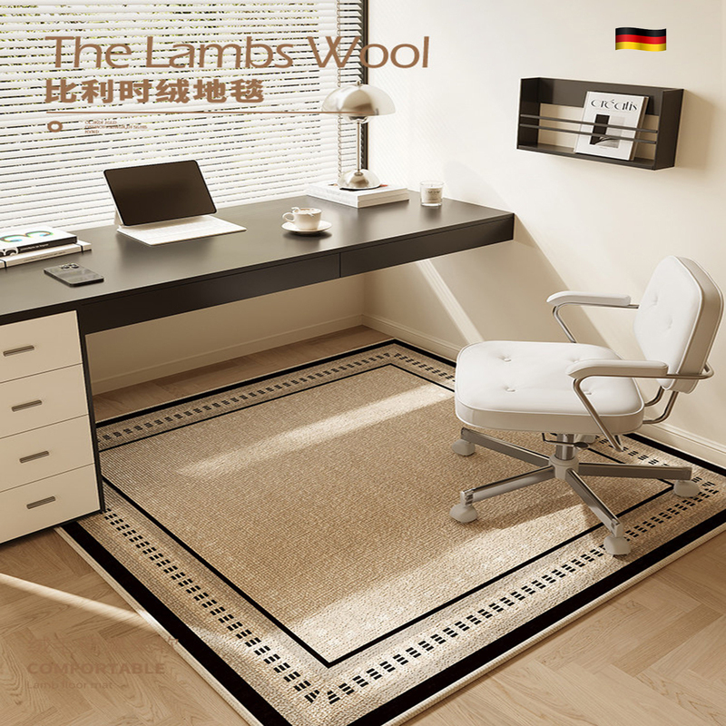 German Kgl Carpet Study Desk Computer Chair Floor Mat Bedroom Washable Soundproof Non-Slip Chair Floor Protection Mat