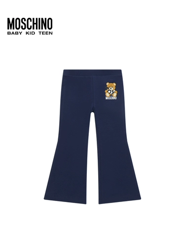 Moschino/Moschino 25 весенне-летние широкие расклешенные брюки для девочек Toy Teddy Bear